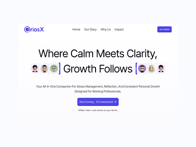 Hero section design career coach ui figmadesign hero hero design hero section ui landing page ui design uiuxdesign