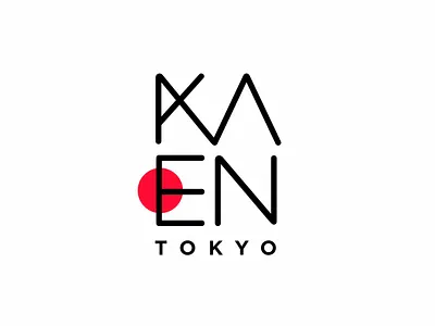 Typographic Logo for KAEN Tokyo typographic logo for kaen tokyo