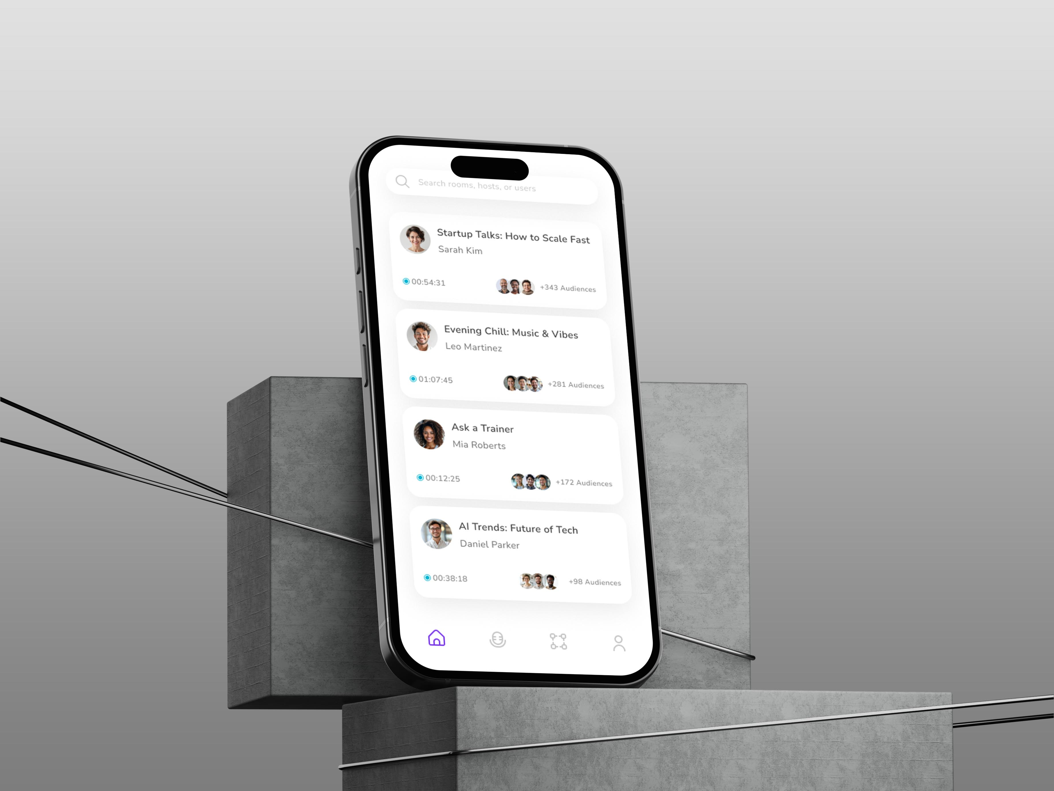 Livana | Stream. Talk. Connect. app appdesign chat chatapp mobileappdesign mobileui responsivedesign social socialapp ui uidesign uiux uiuxdesign ux uxdesign videocallapp