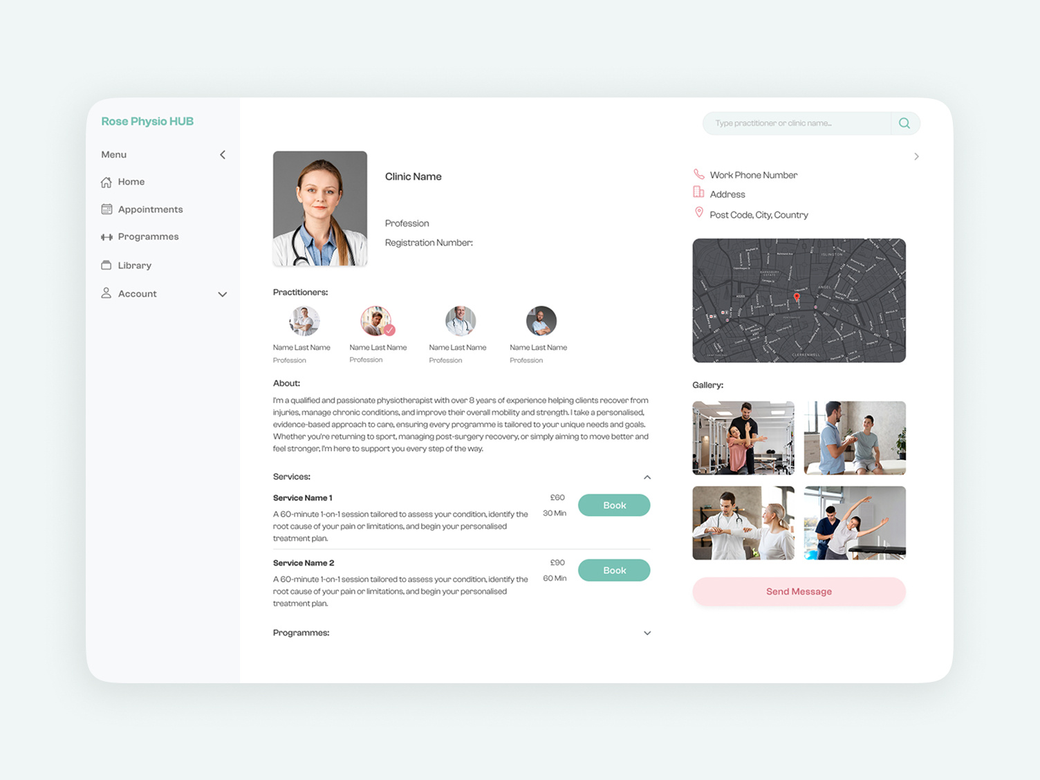 Example of Web App & Platform UI/UX Design
