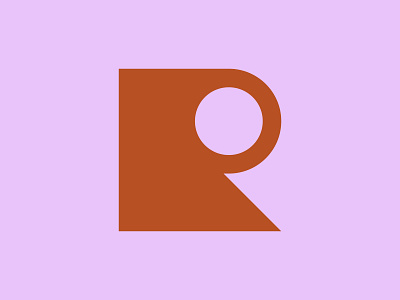 R - letter brand branding color font fontdesign letter letterdesign logo logotype mark minimal minimalism modern pastel r symbol typography