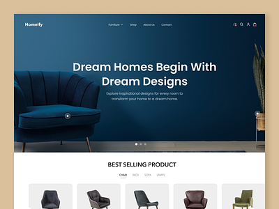 Interior home decor website architecture dark theme decor design interior design light theme minimal modern design ui ux website design