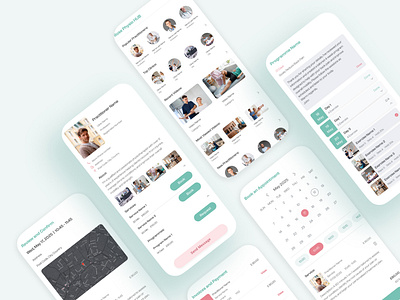 Physiotherapy & Recovery App app appui health medical mobile mobiledesign physiotherapy rehab therapy training ui uidesign uiux ux uxdesign