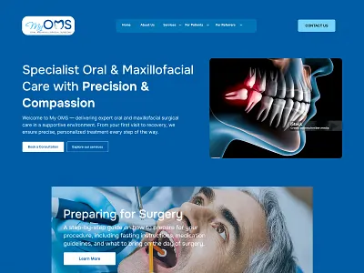 MyOMS – Specialist Oral & Maxillofacial Surgery Website Design