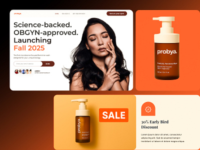 Probya – Product Landing Page Design