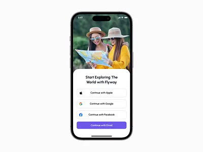 Flyway - Travel mobile app destination guide flight booking ui hotel booking ui location recommendations micro interactions mobile travel app modern ui offline itinerary travel app ui travel booking platform travel experience design travel ui concept. trip planning app