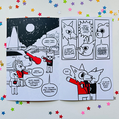 The Mayhem Friends Issue #2 art character design comics illustration zine