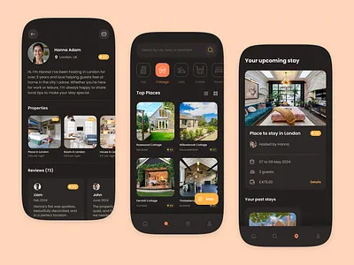 Homsy | Travel Booking & Hosting Platform appdesign appui appux bookingapp designportfolio figmadesign hospitalityapp hotelbookingapp mobileappdesign productdesign prototype travelapp uiux uiuxdesign userexperience userinterface uxdesign