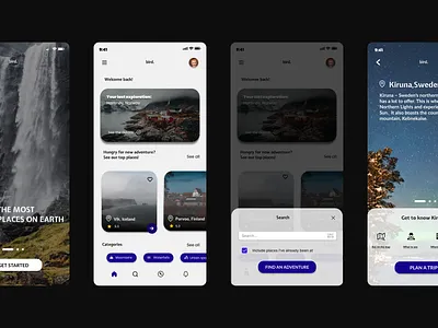 Travel planning app app design mobile travel app travel planning ui ui design uiux