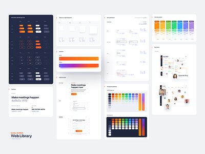 Web UI Kit Part 1 chili piper design system figma simple style guide styleguide ui ui kit ux web web guidelines web ui kit webdesign