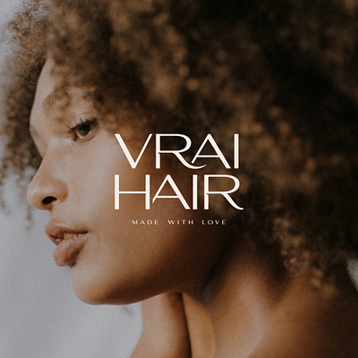 Vrai Hair Logo + Branding brand guide brand identity branding design logo merch packaging