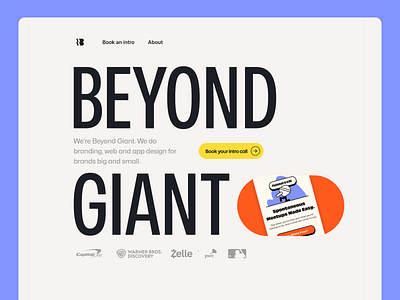 Hero section exploration branding color hero type ui web website