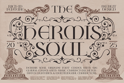 Hermis Soul Typeface design font fonts letteing typeface