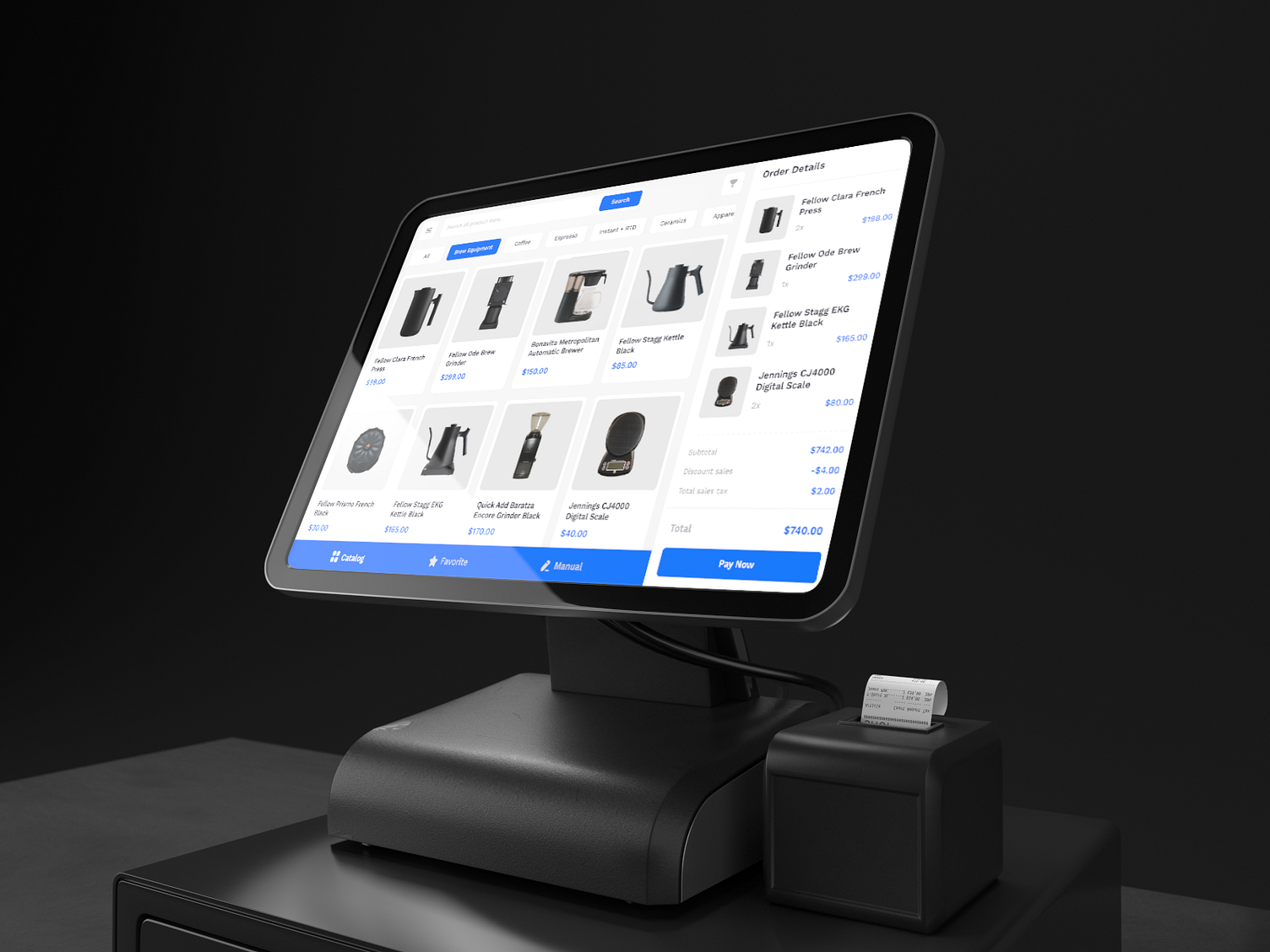 POS System Mockup Free