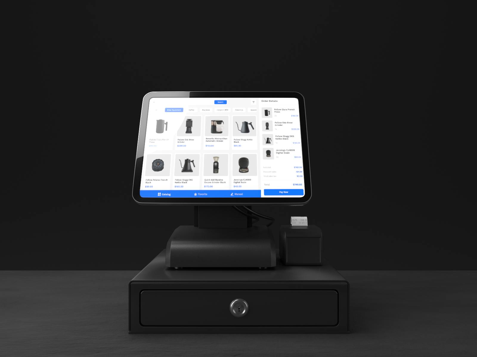 POS System Mockup Free