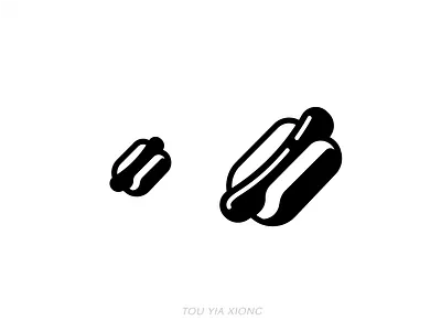 NYC icon: Hotdog 2d art branding bun design figma food geometric graphic hotdog icon illustration illustrator ketchup logo mustard ui vector