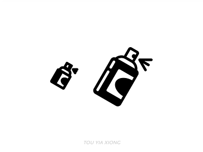 NYC icon: Spray Paint 2d art branding can design figma geometric graffiti graphic icon illustration illustrator logo paint spray ui vector