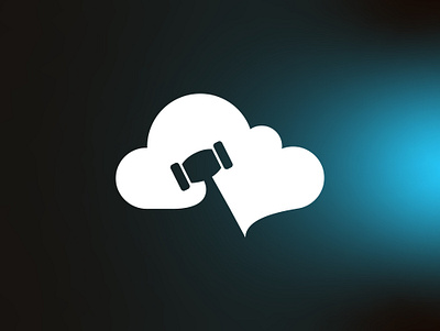 Cloud Hammer Logo Design branding cloud cloud hammer cloud icon cloud logo court court file storage court logo design file storage logo hammer hammer icon hammer law logo hammer logo law logo logo logo maker logo service storage logo