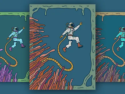 Realms: Escape comic comic art comic illustration design hand drawn illustration pulp fiction sci fi sci fi art sci fi comic sci fi illustration vector vintage