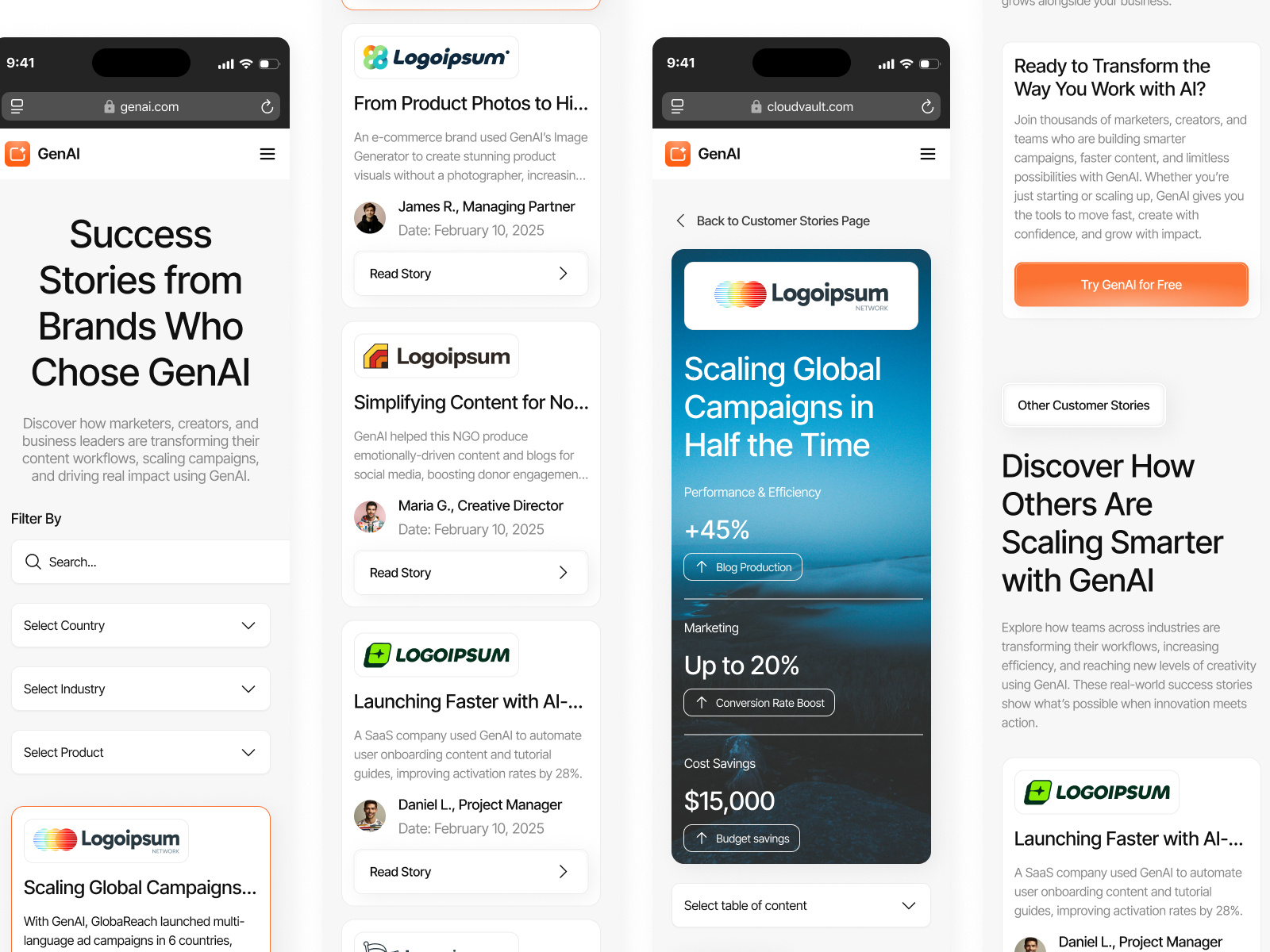 Example service media