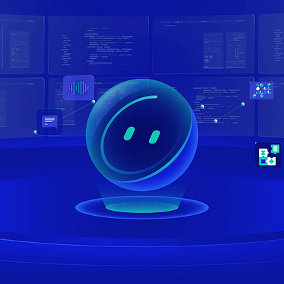 AI chatbot animation animated animation design illustration motion motion graphic