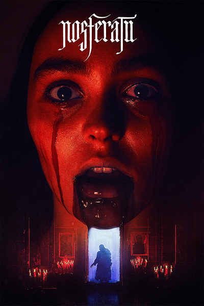 Nosferatu Alternative Movie Poster alternative movie poster dracula fantasty graphic design horror nosferatu poster art vampire