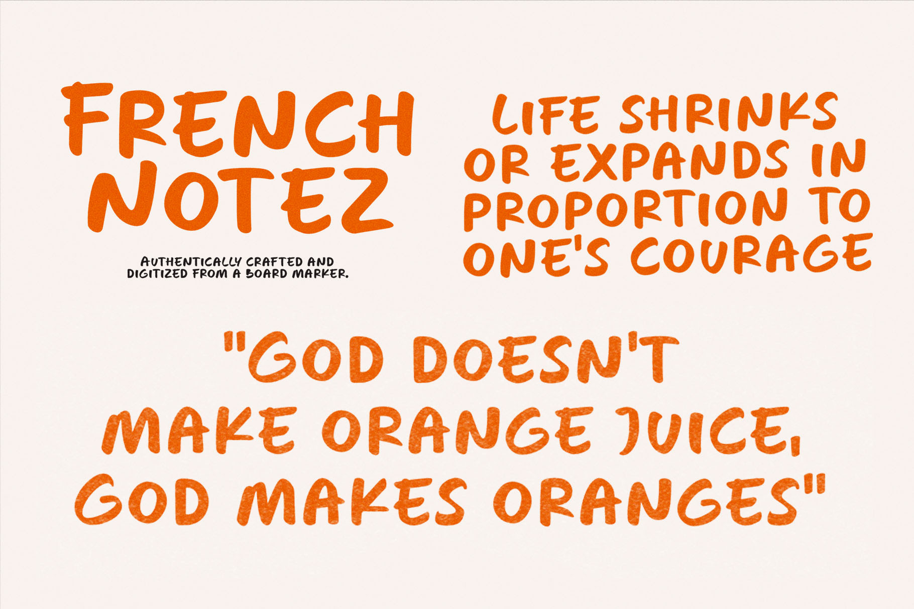 A Handwritten Font - French Notez Font bold branding graphic design marker