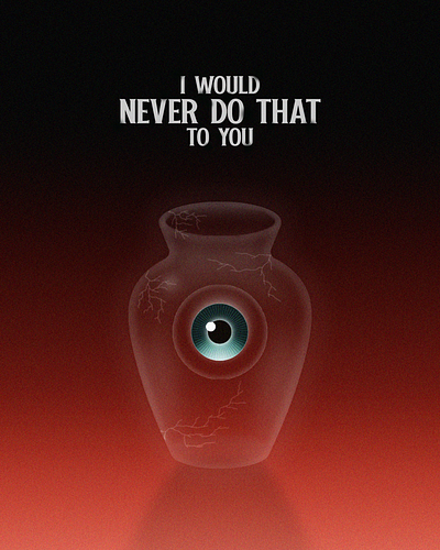I Would Never Do That To You brunei bruneidarussalam character design graphic design illustration illustrator vase