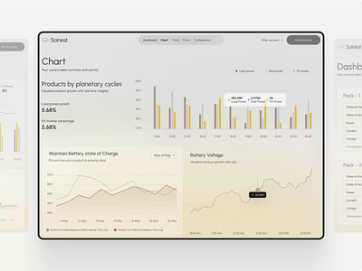 Solenest - Solar Energy Dashboard UI Design Real-Time Insights animation dashboard design data visualization design design inspiration energy analytics power management product design renewable energy saas solar energy solar monitoring solar power solar tech ui ui design uiux user interface ux design