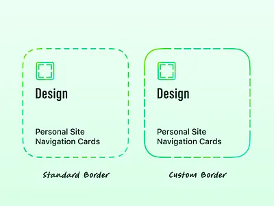 Custom Dashed Border Cards app border card corner dash dashed figma gradient ios iphone light mode mobile native ui ux