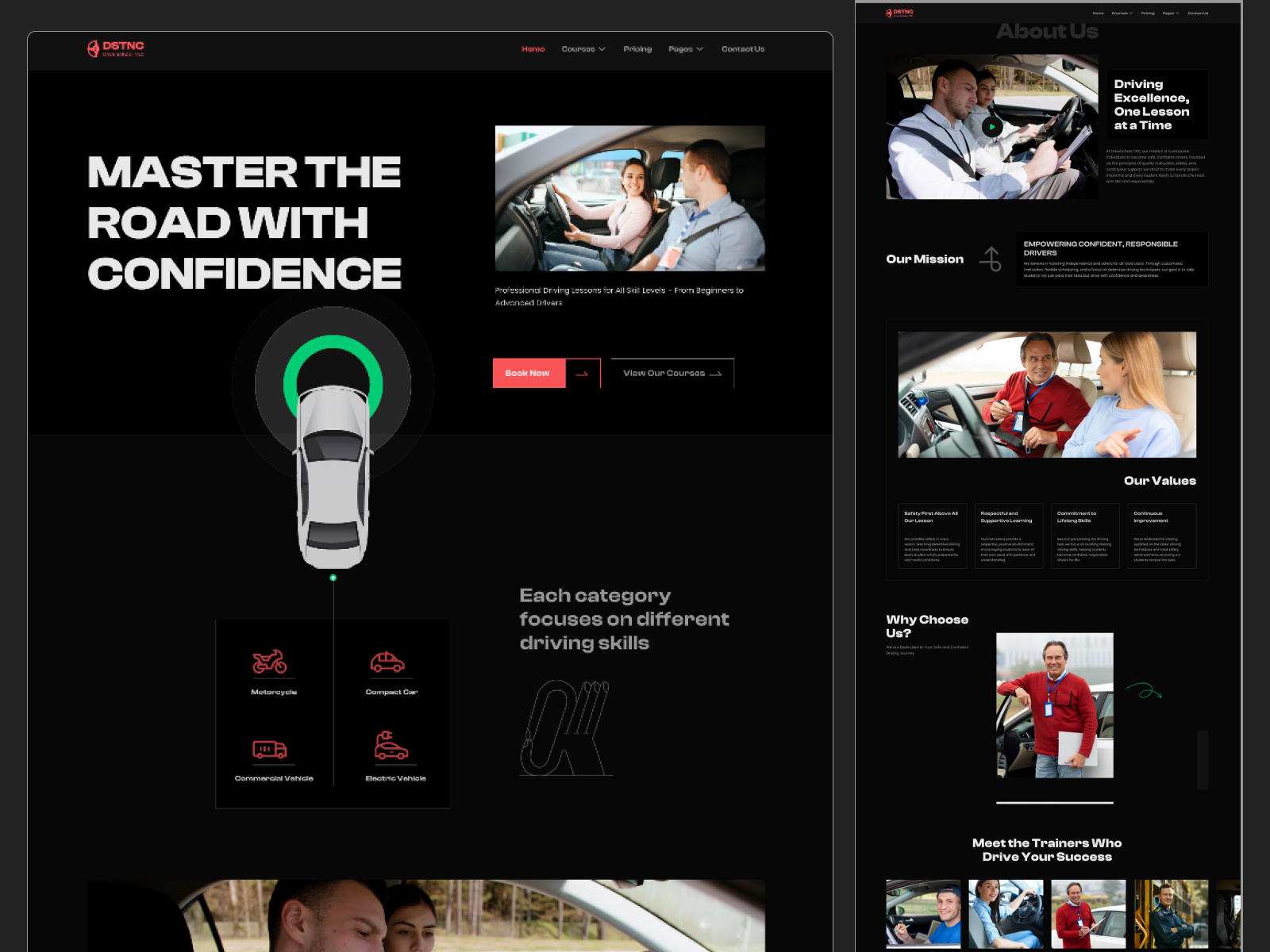 Example of Website & Web App UI/UX Design
