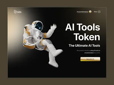 AI Tools Token - AI Website Design ai ai assistant ai landing page ai platform ai powered ai technology ai website ai website design artificial intelligence chat gpt design open ai trending ui user interface ux web web design