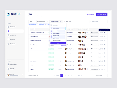 Procedures flow builder active input clean clean design clean table clear dashboard design dialog figma forms input fields popup table tables ui ux webdesign