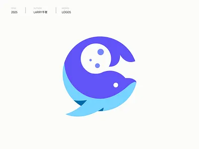Dolphin Planet logo｜海豚星球logo branding design graphic design icon logo 创意 标识设计