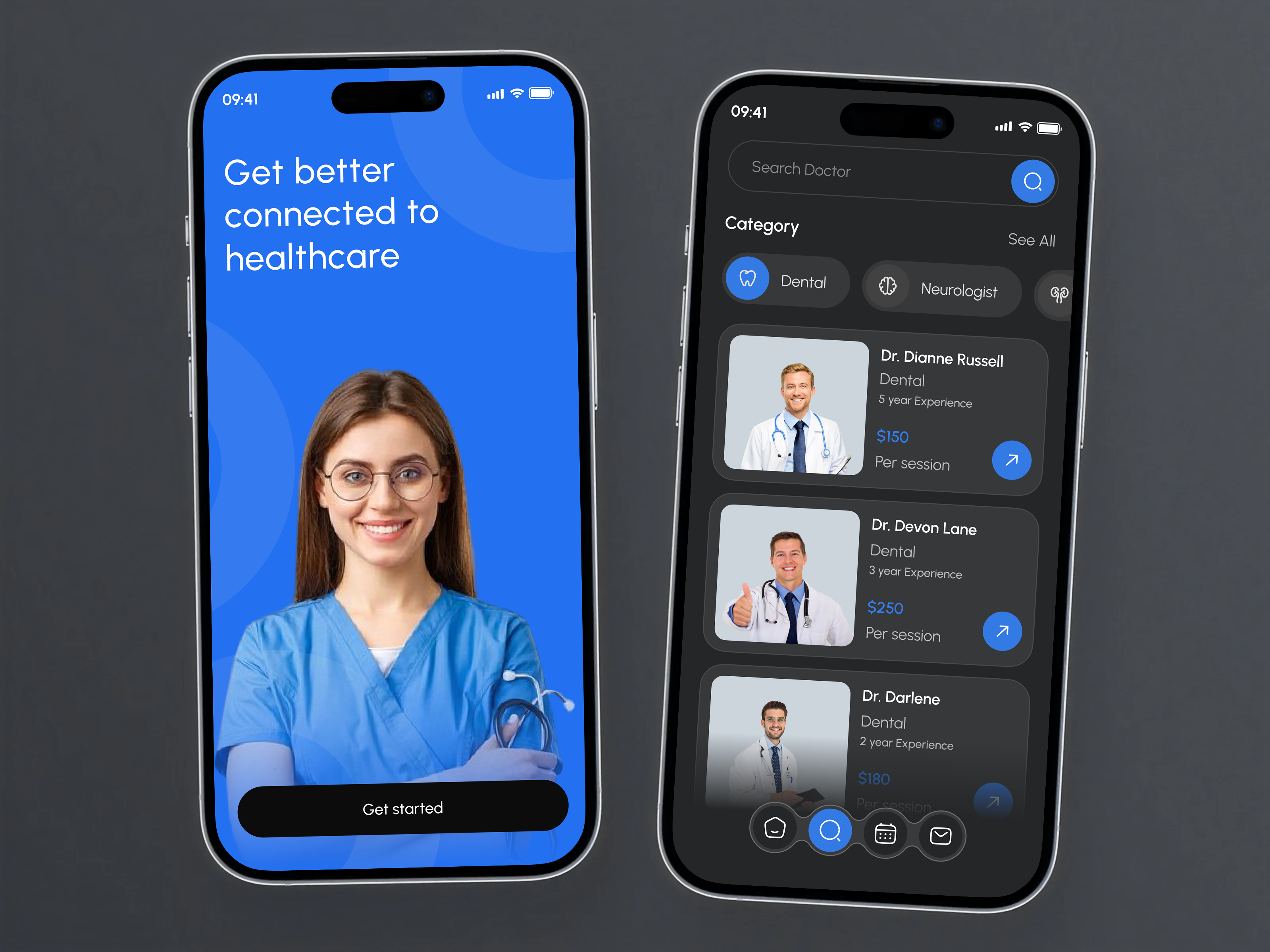 Example of Mobile App Design (Ios, Android)