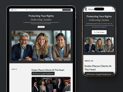 Attornia - Law Firm Website UI/UX Design advocate attorney website law company law firm landing page law firm website lawyer consulting legal adviser website legal services legal support legal website modern website pixso design ui ux design website design