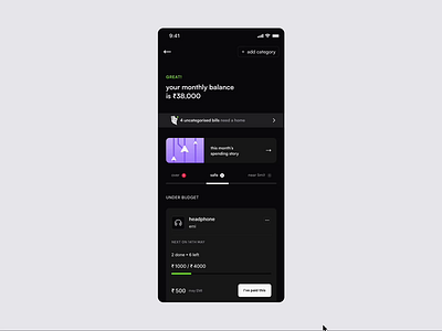 Scan & Save: Effortless Expense Upload UX appdesign branding darkui fintech interactiondesign microinteraction mobilaappdesign motion graphics motiondesign prototype ui uiux
