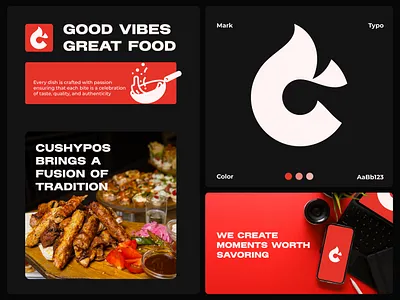 Restaurant logo design brand branding c c logo cafeteria logo cuisine logo design fire flame identity letter logo logo design monogram restaurant restaurant logo