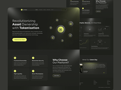 Crypto Real | UI/UX Design | Blockchain blockchain crypto design ethereum fintech investment ui design uiux user experience user interface ux design web web design