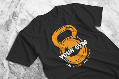 Fitness Gym T-Shirt Design ads design branding design fitness food instagram food story graphic designer graphic wing gym health illustration social media post design t shirt tshirt tshirt design