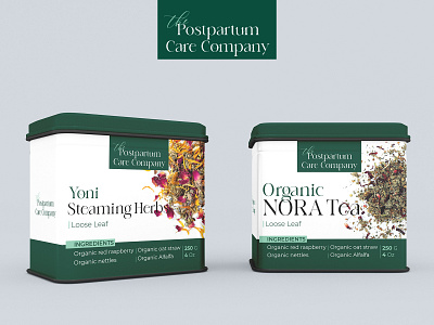 Package Design for The Postpartum Care brand branding design digital digital art feminine graphic design health healthcare identity branding label label design minimal modern package package design