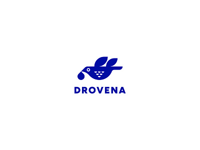 DROVENA Logo and Branding | Water Drop + Bird + Leaf bird drop bird leaf bird logo bird water leaf blue logo brand identity branding business logo design drop logo graphic design leaf logo logo minimalist modern logo motion graphics timeless unique vector visual identity