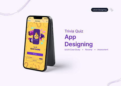 Trivia Quiz App Designing app design design figma ui ux ux design