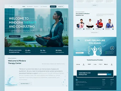 Mindora Wellness - Meditation Website consultingdesign inspiration landingspage meditationwebsite mentalwebsite mindorawebsite minimaldesign rejoanreju theraphyservices uiuxdesign wellness wellnessfigmadesign
