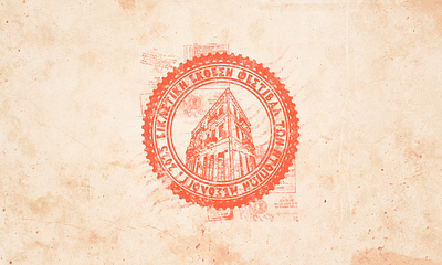 Stamp Designs - Buildings building illustration building sketch oranges stamps stamp design stamp illustration