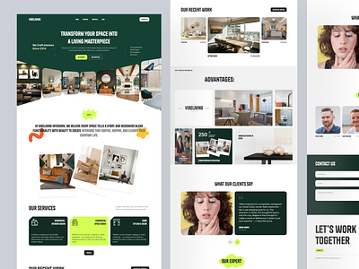 Interior Design Solutions - Website architecture landing page decor decoration homepage interior concept interior design interior design agency interior design landing page interior portfolio modern furniture store design residential interior website