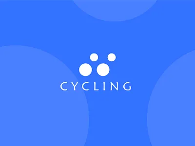 Cycling Logo Design brand identity branding circle cycle cycle company icon logo logo design minimal logo symbol