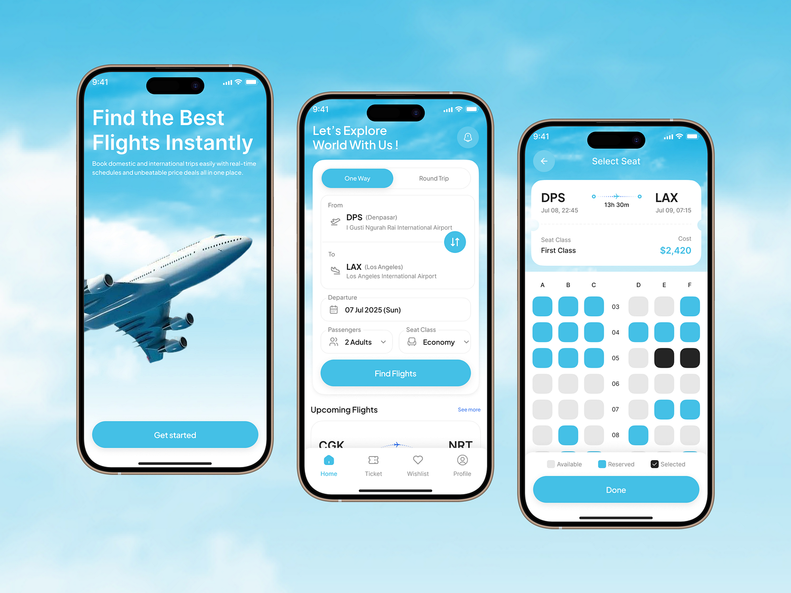 Flight Booking App By Yudha Pratama On Dribbble