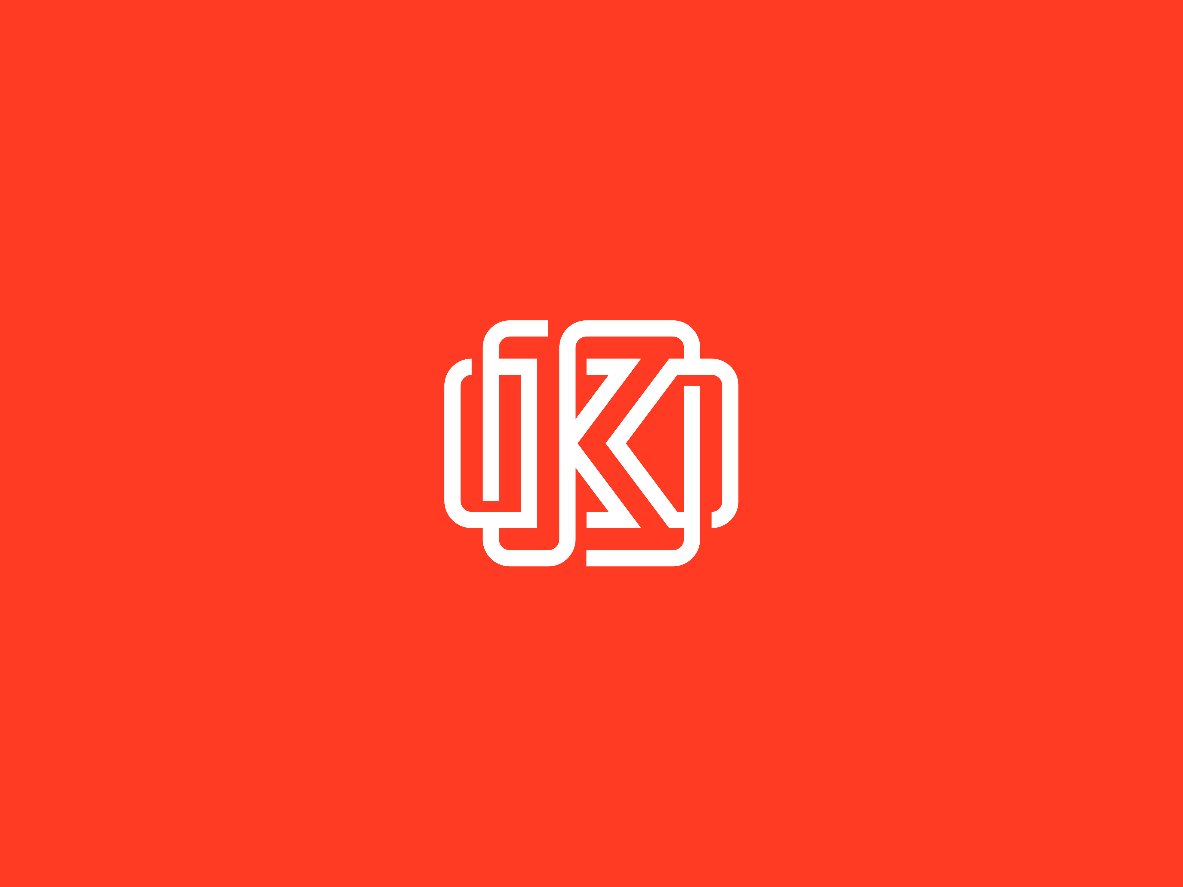K lettermark branding design dribbble frame graphic design logo logo design symbol vector visual identity