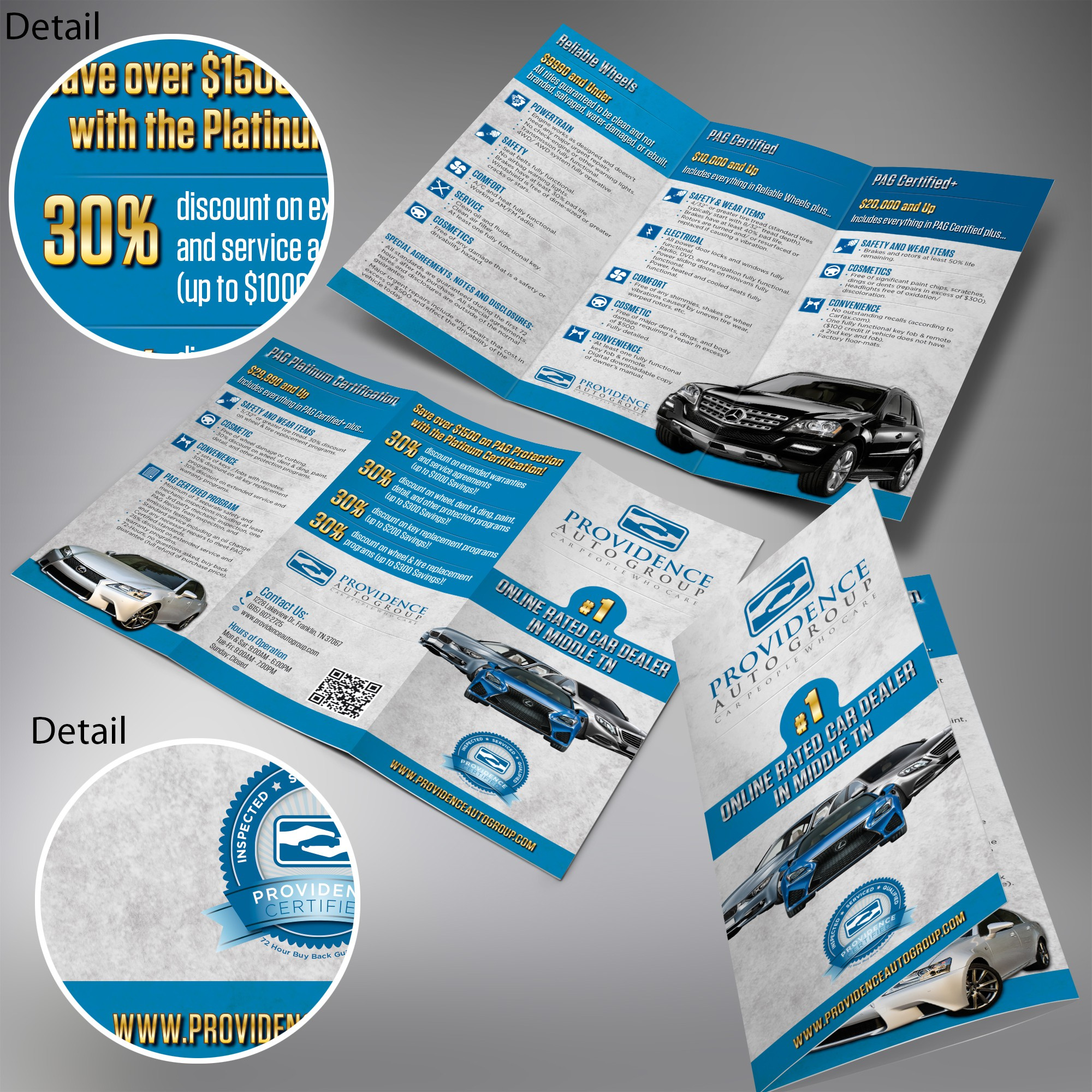 Example of Professional Flyer & Brochure Design